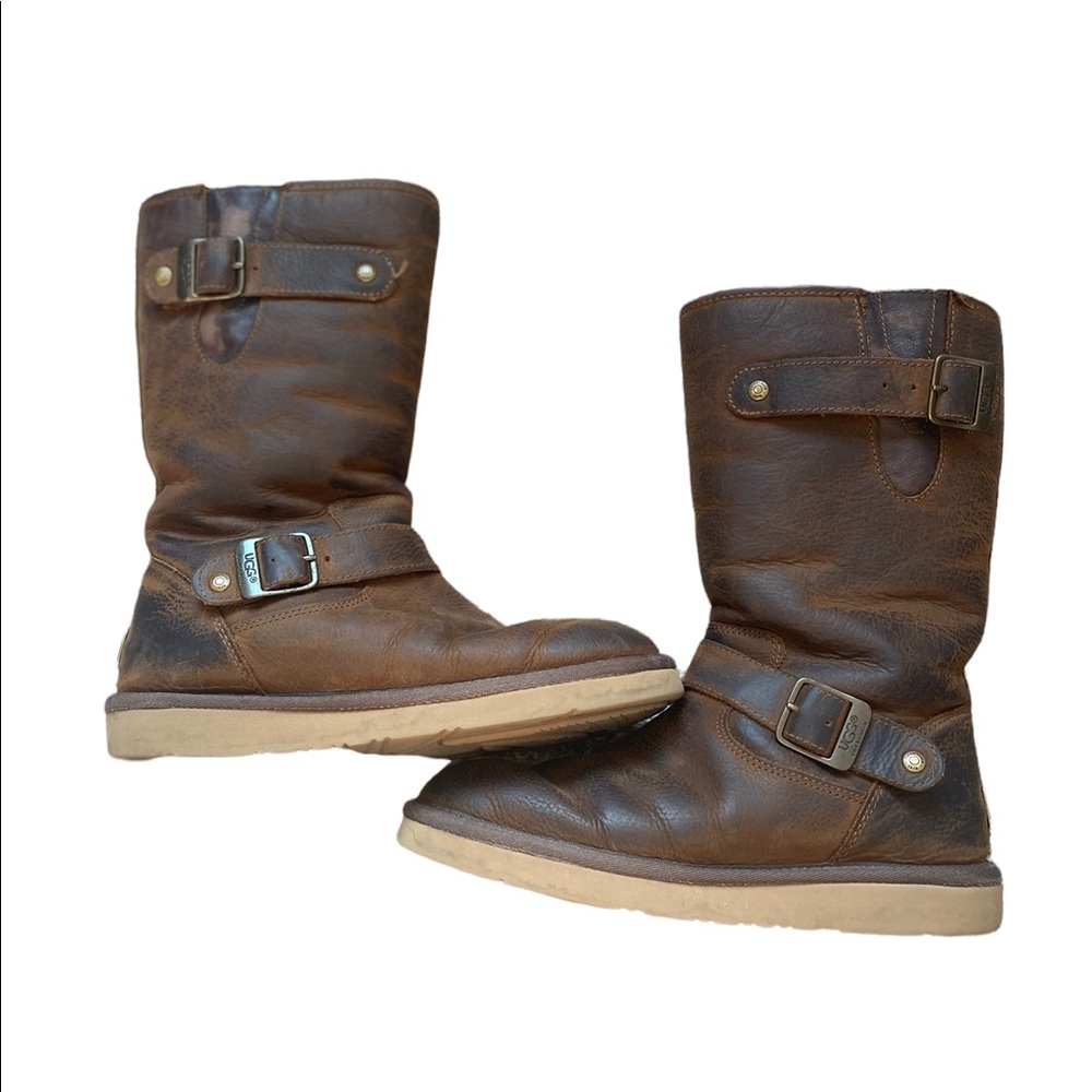 UGG KENSINGTON LEATHER BOOT